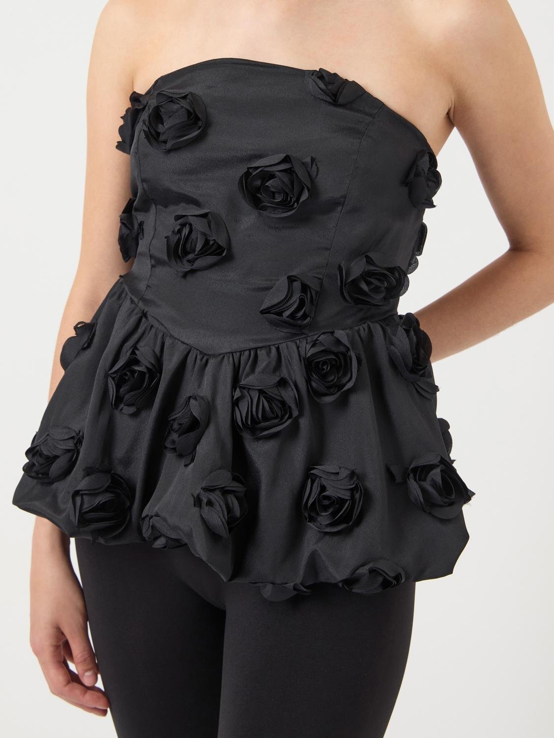 YASSTILA Top - Black - VERO MODA & VILA Bergvik